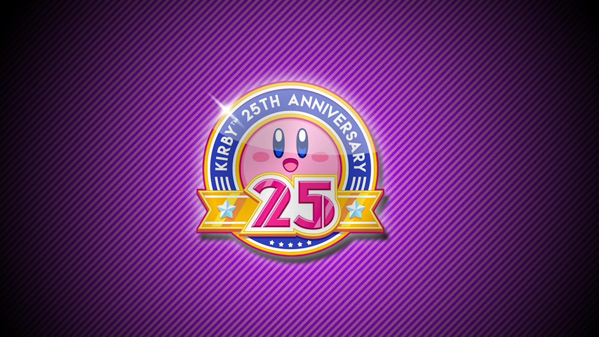 Kirby's 25th Anniversary Wallpaper