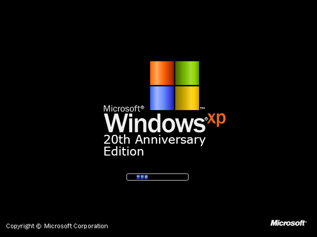 Windows XP 20th Anniversary Edition Boot Screen by nc3studios08 on ...