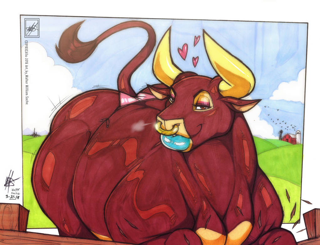 Furry bull