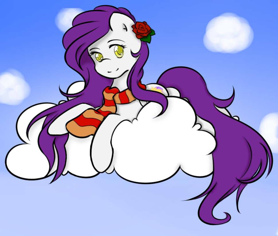 Cassie on a cloud