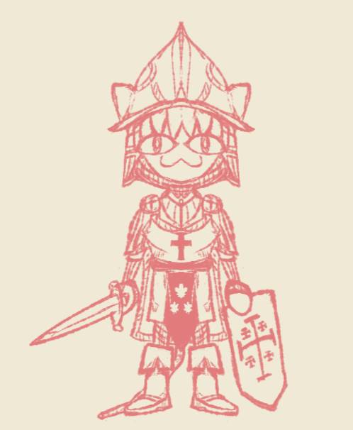 Funni retar cat but shes a crusader by OverTheBerlinWalls on DeviantArt