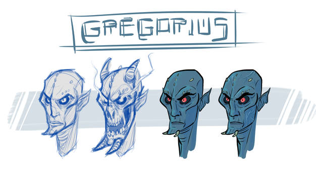 Gregorius - character design