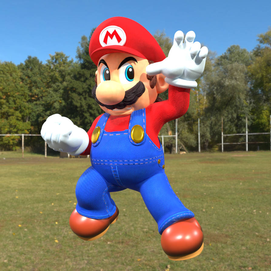 Mario Renders Floating Render 96 Mario! by alemaopro09 on DeviantArt