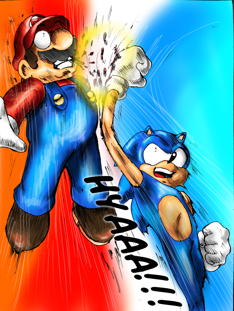 Mario Vs Sonic Comic Page 7 by alemaopro09 on DeviantArt