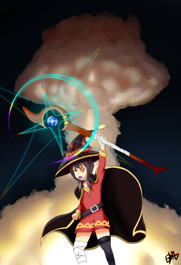 Megumin Explosion by djro45 on DeviantArt