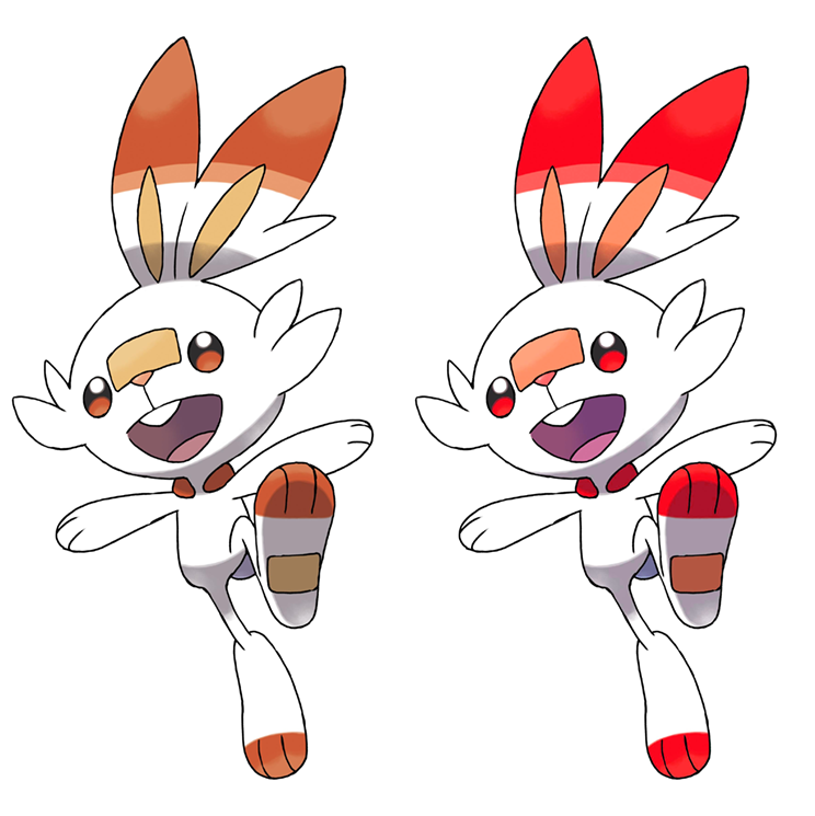Scorbunny shiny by Gik17 on DeviantArt