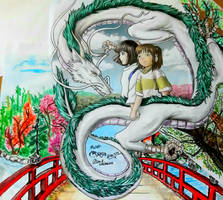 Spirited Away Chihiro and Haku