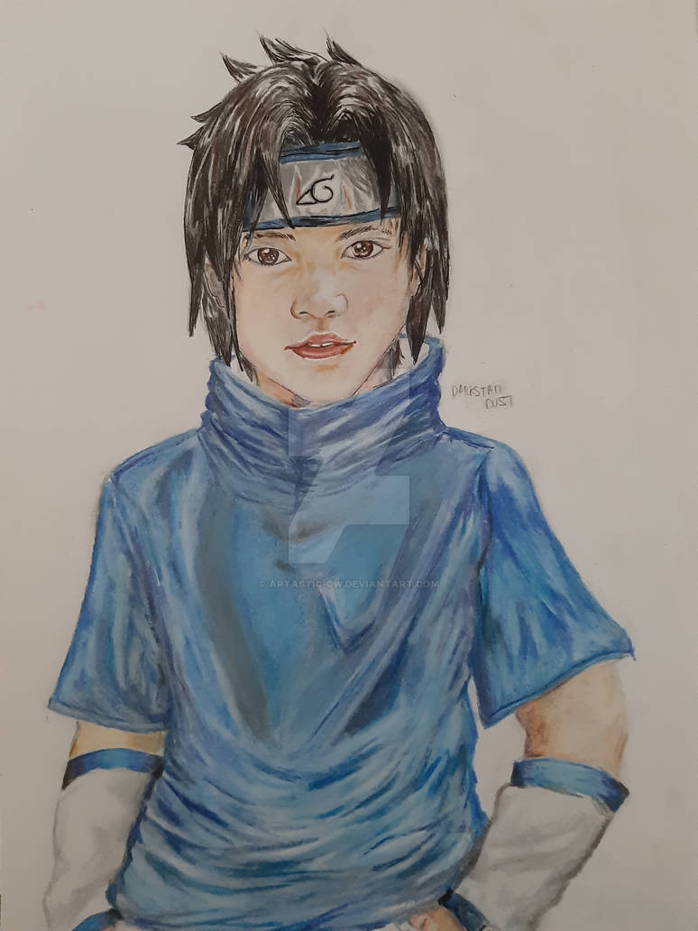Sasuke Uchiha as kid Realistic version fan art by Artastic-CW on DeviantArt