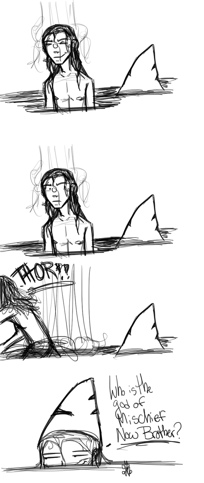 Loki And The Shark