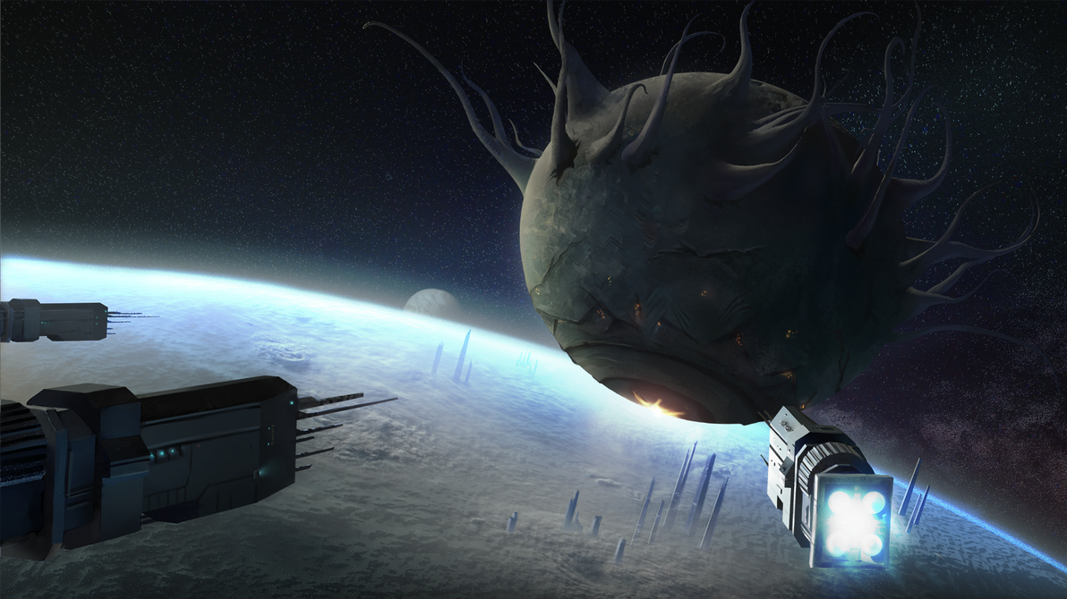 Fleet Approach Concept art: Fleet approach by MarkBashir on DeviantArt