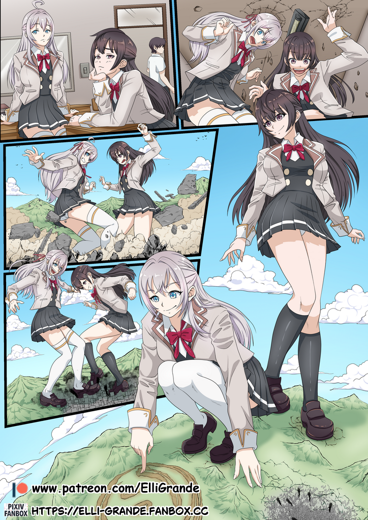 Commission: Alya x Yuki by Elli-Grande on DeviantArt