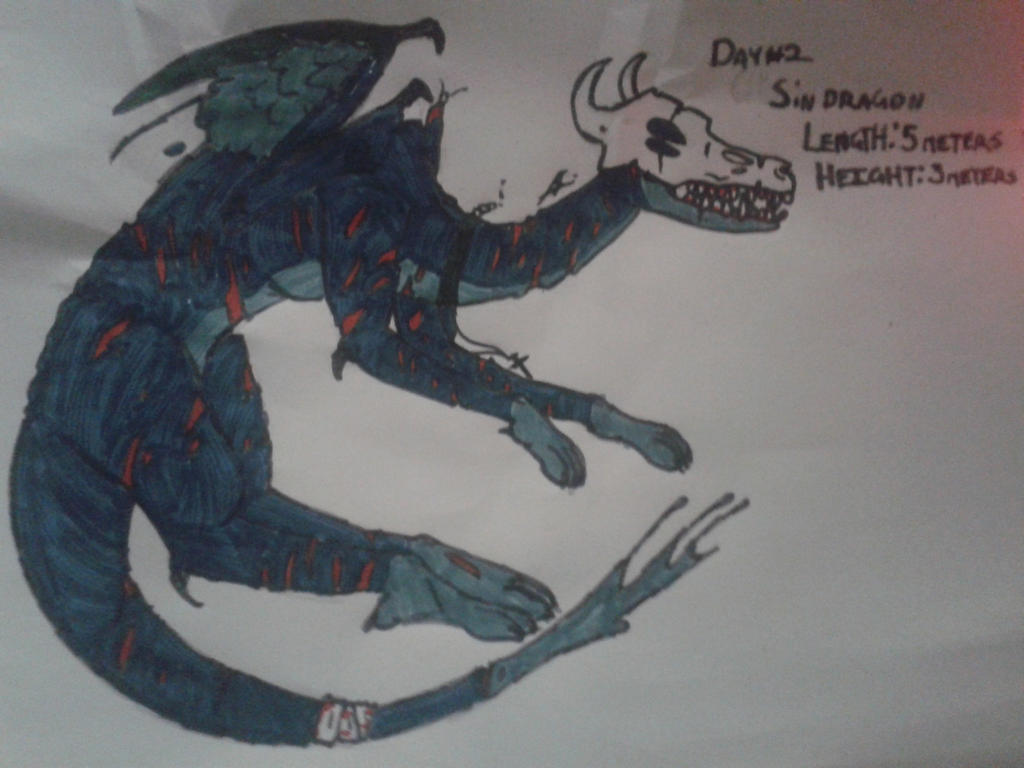 Day #2- Sin Dragon by ThePokemonCat2 on DeviantArt