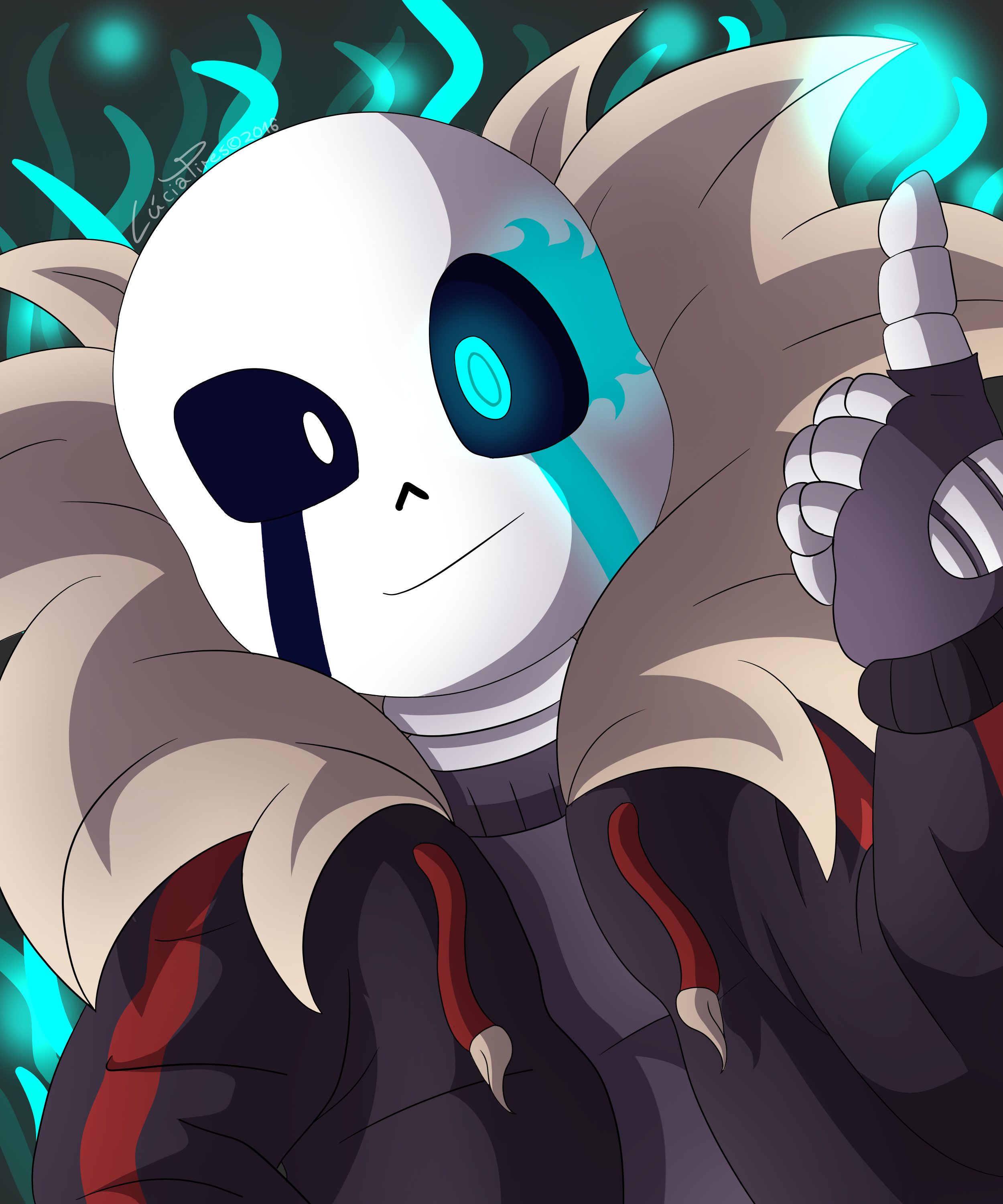 AU Sans x Reader by VixieTheVixen on DeviantArt