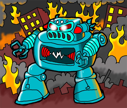 Fatal Robot Rampage robot rampage by amoebabloke on DeviantArt