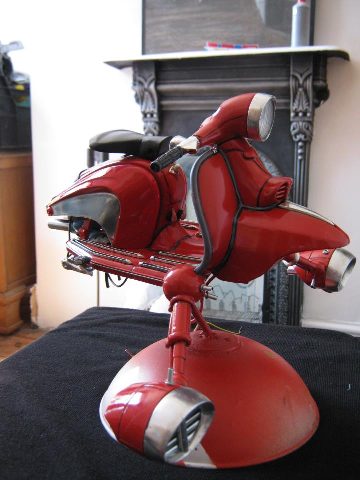 space lambretta in progress by amoebabloke
