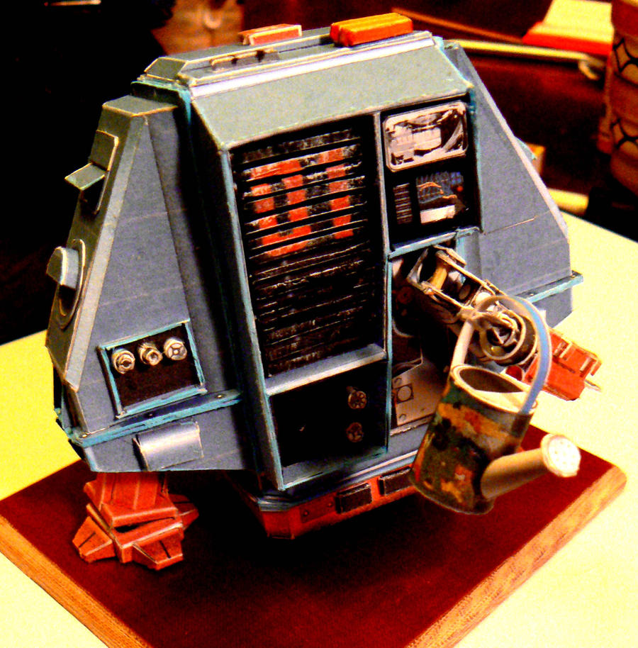 maintenance drone 1 (huey from silent running) by amoebabloke