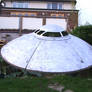 mahoosive aluminium flying  Saucer