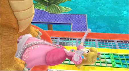 Bowser bout to pound Peach