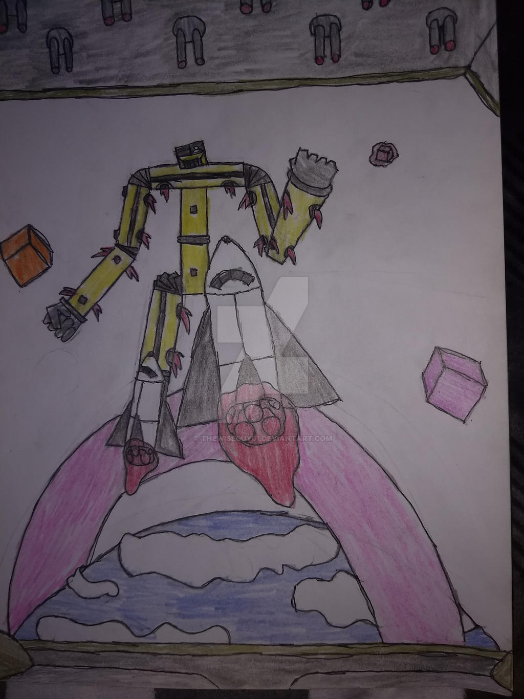 The Bus Bot in space. by TheWiseGuy01 on DeviantArt