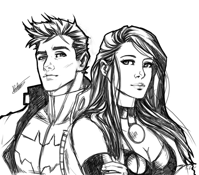 Jason Todd and Laura Kinney (X-23)