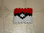 Pokeball Kandi Cuff Bracelet by RainbowKidShop