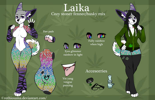 Laika's Updated Reference Sheet