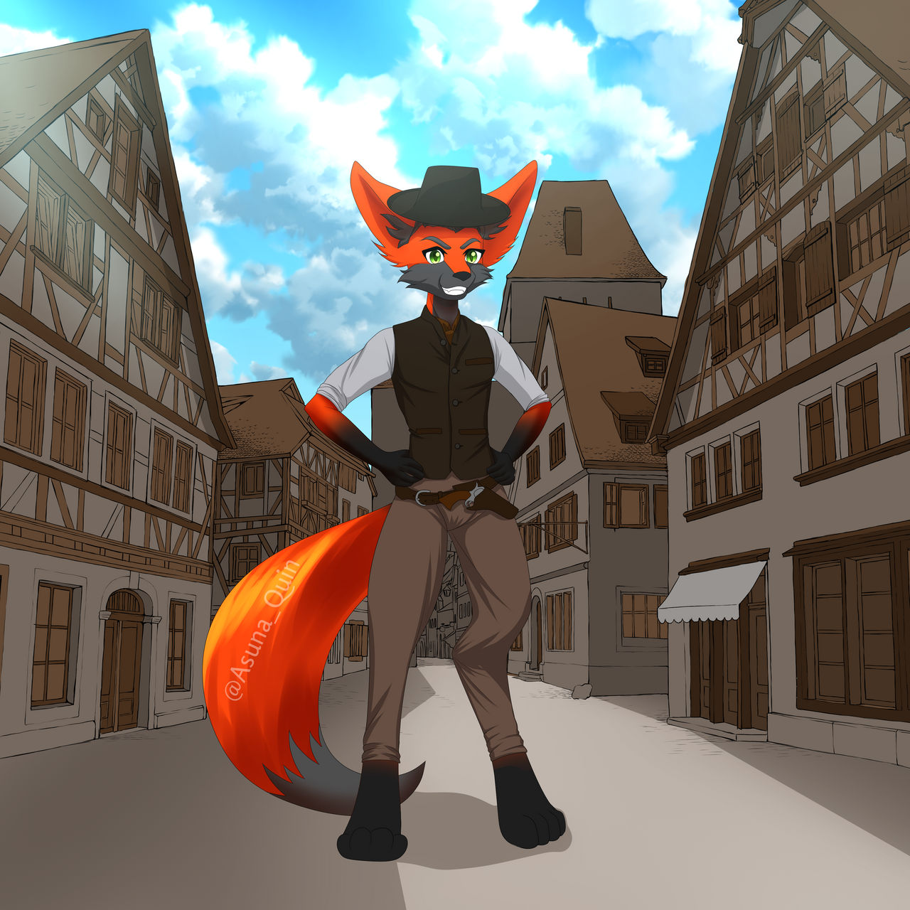 Fox Character Deviantart Fox by Asunaquinn on DeviantArt
