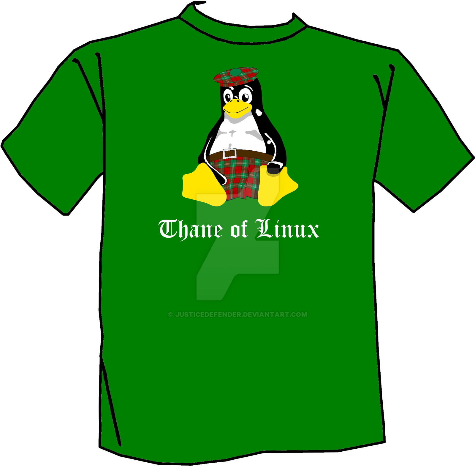 Thane of Linux t-shirt