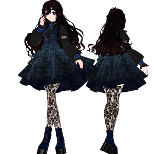 |mmd Selfmodel - 2023| Madam Blue - Eclipse AU -