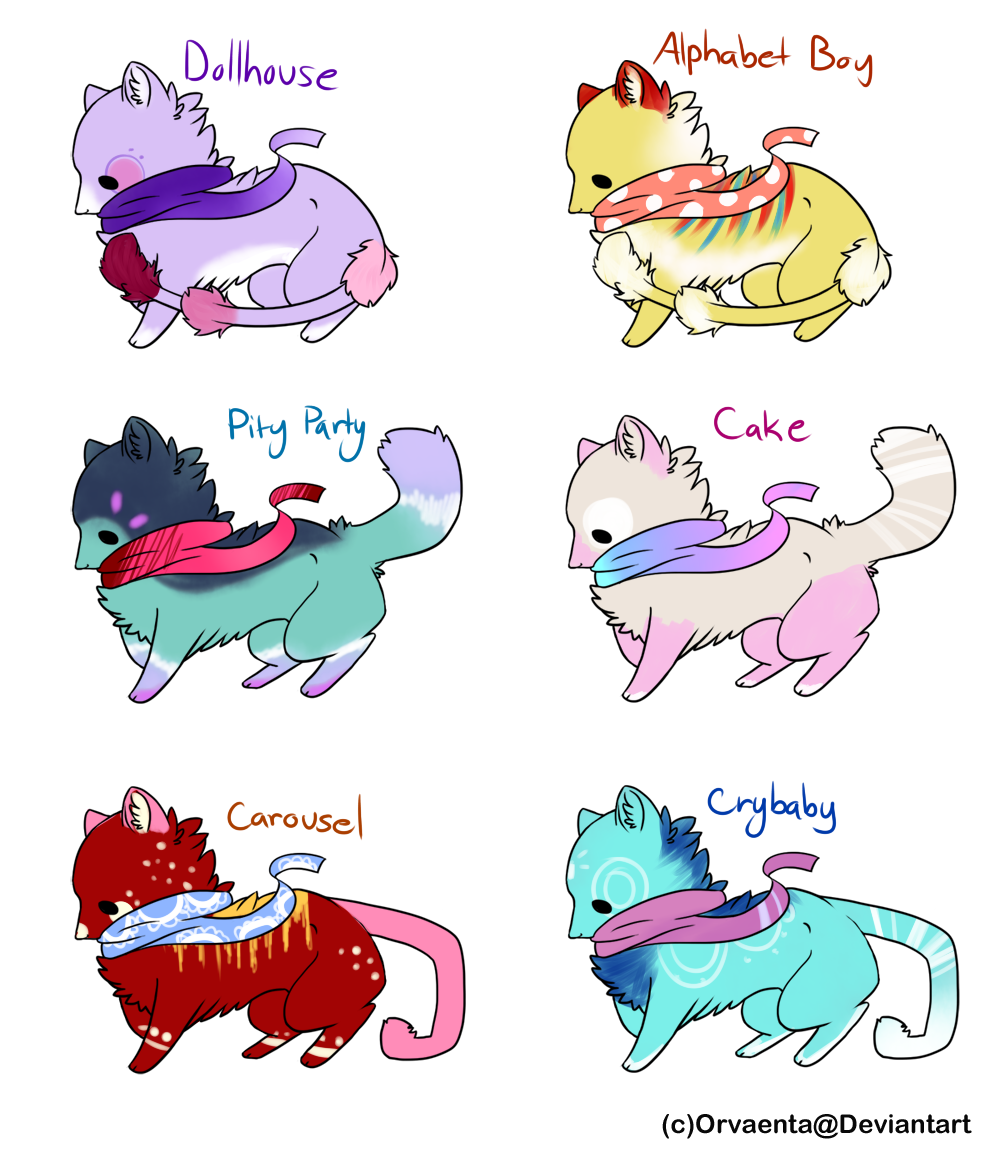 [Closed] Crybaby Themed Poms Adopts
