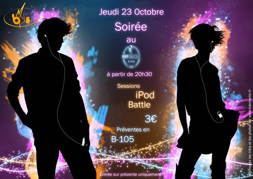 iPod Battle Poster