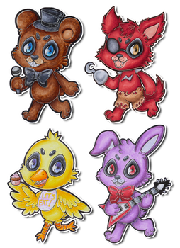 Five Nights at Freddy's - Chibis