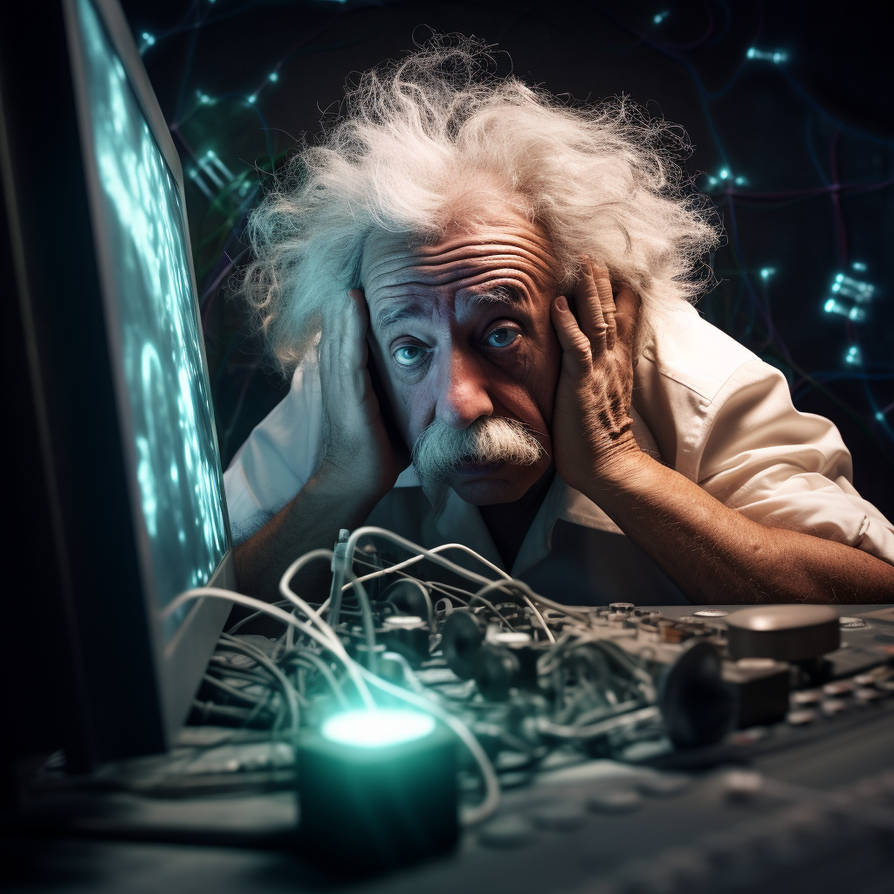 Computer Yellow Einstein ader713 Albert Einstein working on the computer hi by sashander on ...