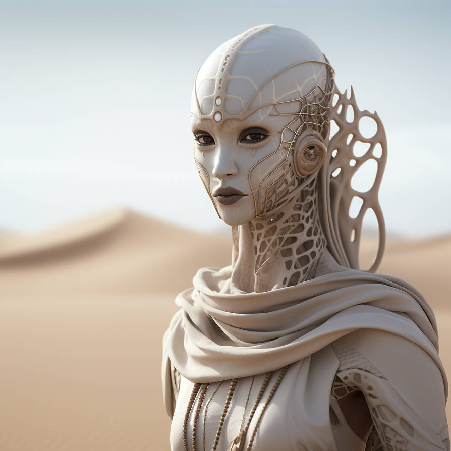 ader713 female alien with white delicate Ant like by sashander on ...