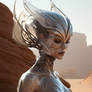 Ader713 Stunning Mantis Like Elegant Female Alien 