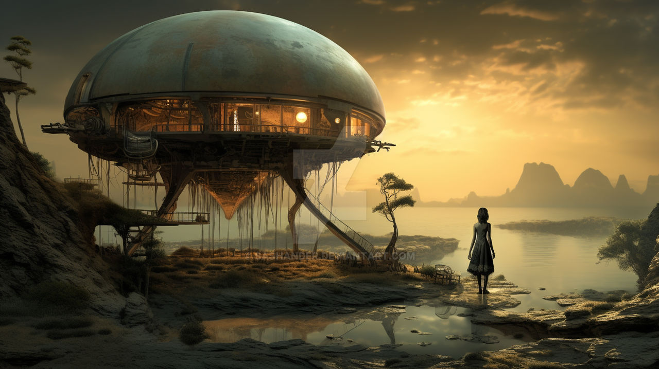 ader713 Giant Big Stunning Alien Building with gia by sashander on ...