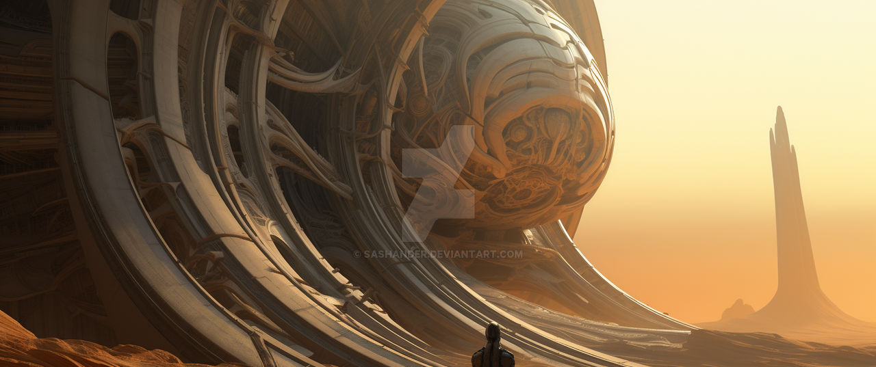 ader713 Giant Big Stunning Alien Building with gia by sashander on ...