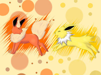 Jolteon and flareon