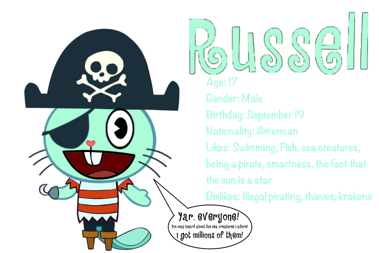 HTF Headcanon Advent Calendar Day 16 Russell by Nekochan087 on DeviantArt