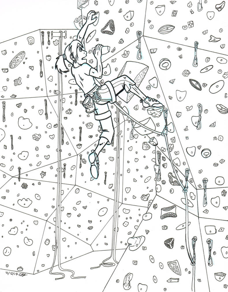 Climbing WIP by byakurai1313