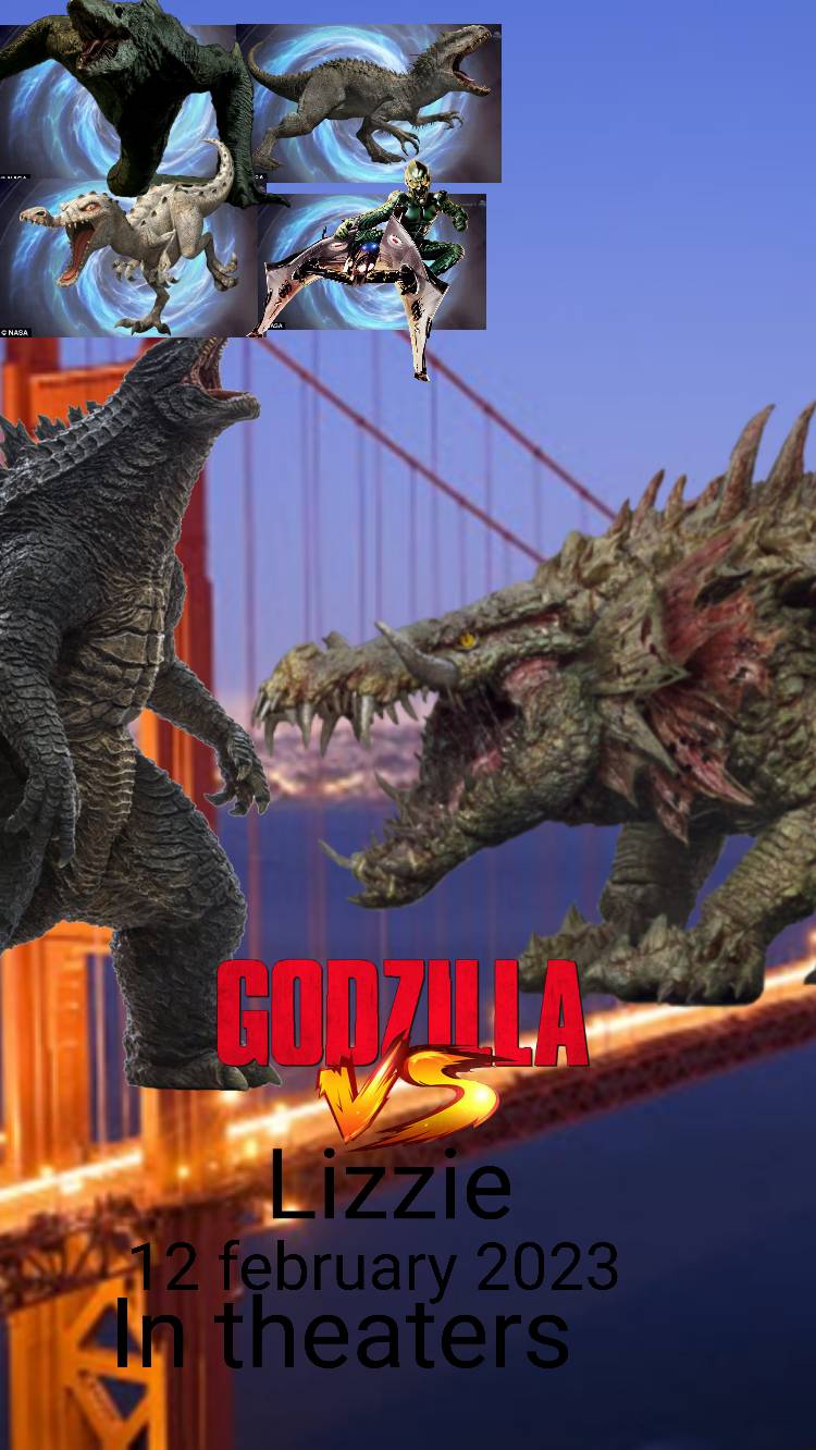 Godzilla vs lizzie by Walkingwithdinosaur on DeviantArt