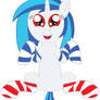 Vinyl Scratch in Socks