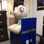 The box that Doctor Whooves was mailed in