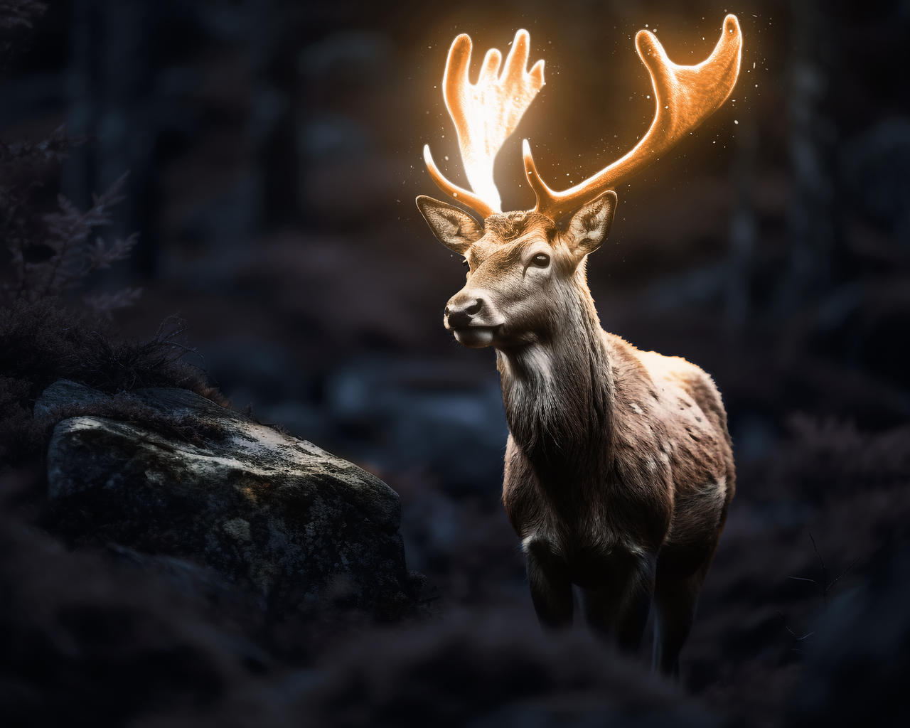 Magic Deer final product by lucholtd01 on DeviantArt