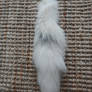 white fox tail SOLD