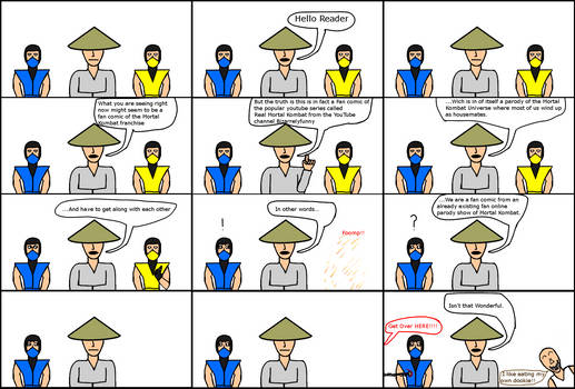 Real Mortal Kombat Bizarrelyfunny Comic