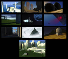 Environment thumbnails - 3D