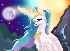 Celestia's First Day and Night Shift