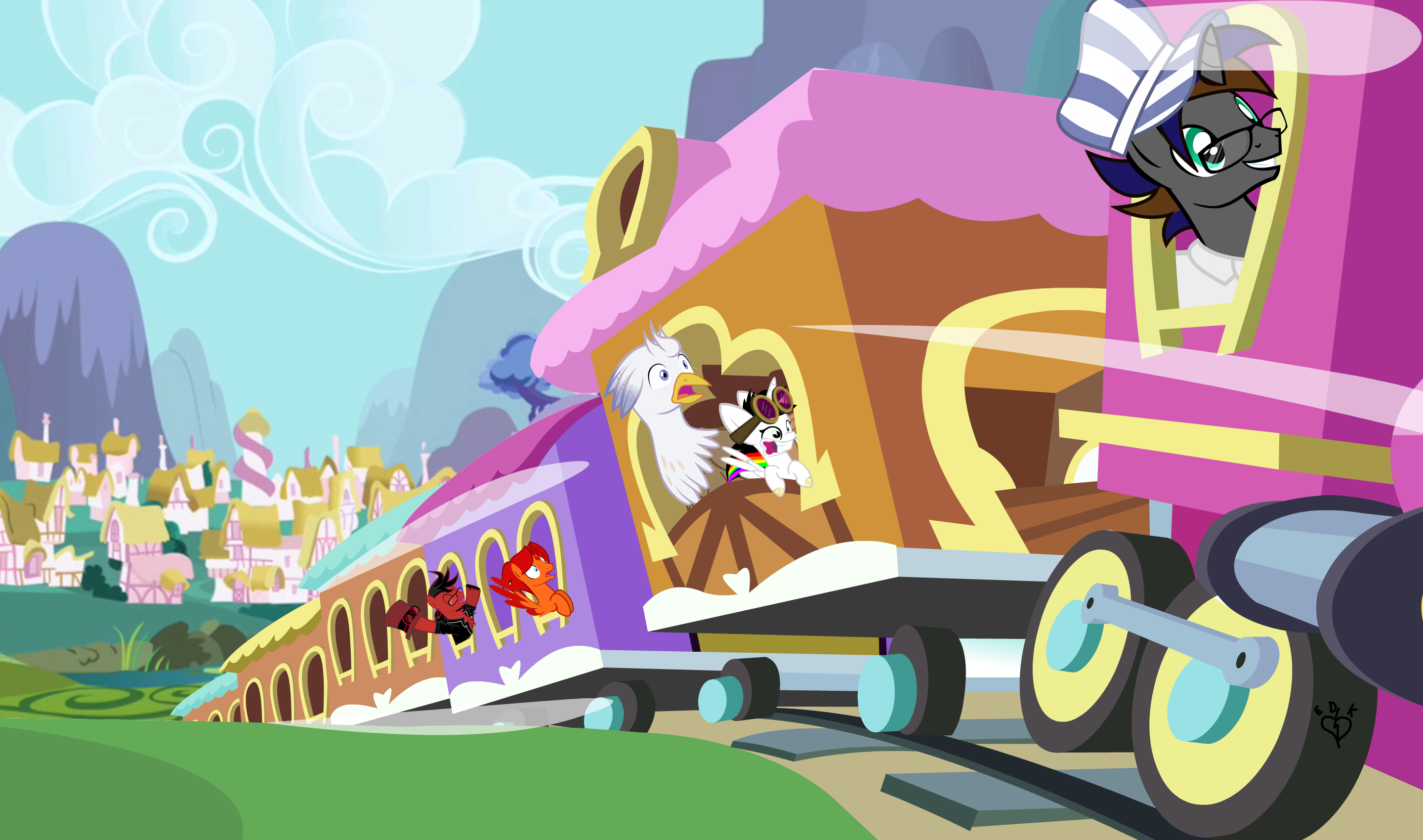 Science Rail Ride Part 1 Commission by Lightning-Bliss on DeviantArt