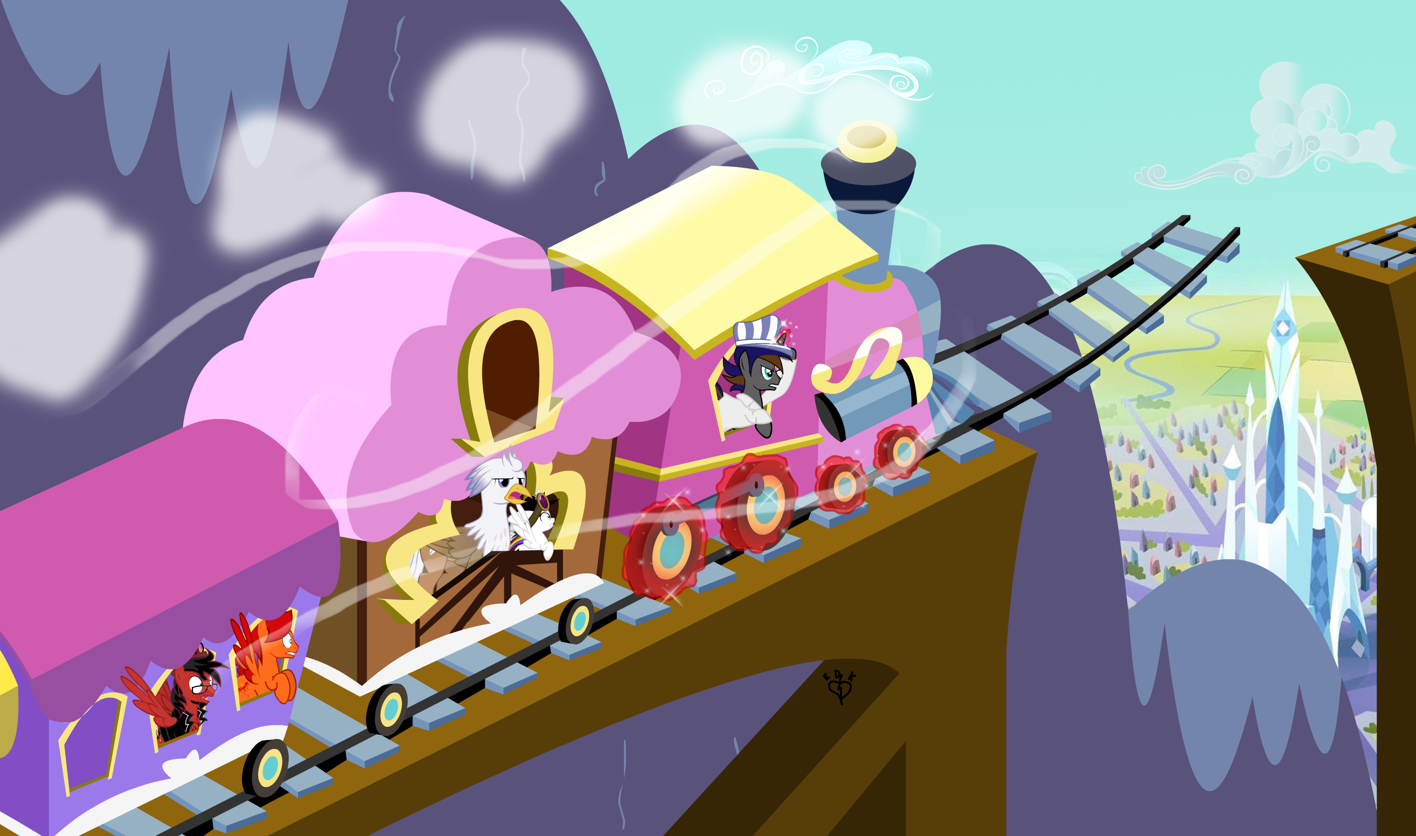 Science Rail Ride Part 2 Commission by Lightning Bliss on DeviantArt